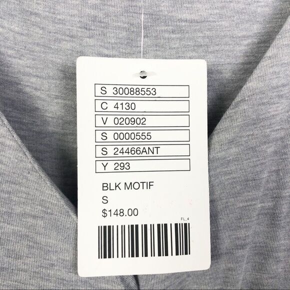 BORDEAUX | Fairbanks Maxi Dress Gray Black Small - Picture 4 of 6